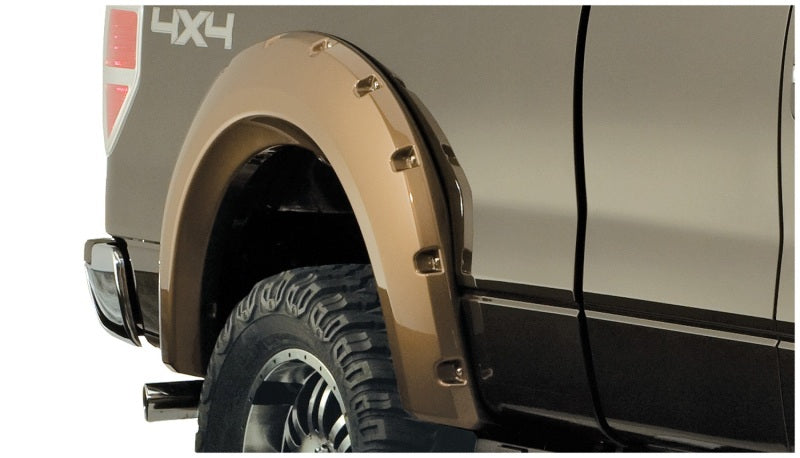 Bushwacker 20927-02 09-14 Ford F-150 Styleside Max Pocket Style Flares 4pc 67.0/78.8/97.4in Bed - Black