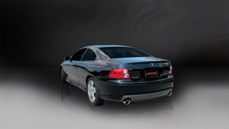 CORSA Performance 14189 Corsa 2005-2006 Pontiac GTO 6.0L V8 2.5in Sport Cat-Back + XPipe Exhaust Polished Tips