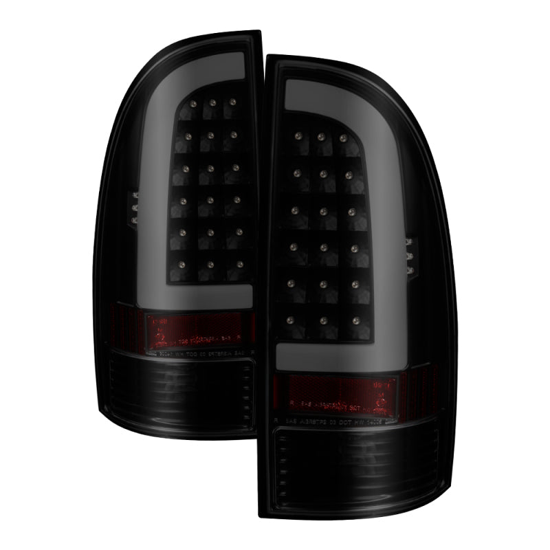 SPYDER 9038556 xTune 05-15 Toyota Tacoma (Excl LED Tail Lights) LED Tail Lights - Blk Smk (ALT-ON-TT05-LBLED-BSM)
