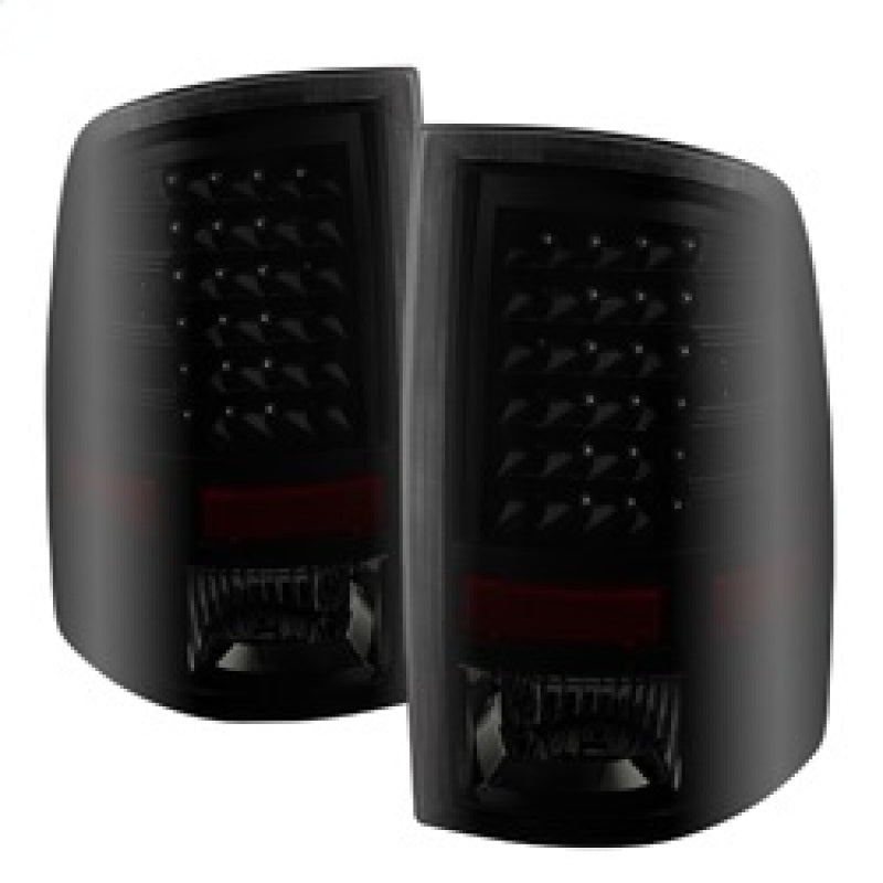 SPYDER 9025617 Xtune Dodge RAM 1500 09-14 LED Tail Lights Incandescent Model Only Black Smoke ALT-JH-DR09-LED-BKSM