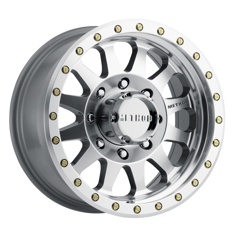 Method Wheels MR30421088318N Method MR304 Double Standard 20x10 -18mm Offset 8x180 130.81mm CB Machined/Clear Coat Wheel