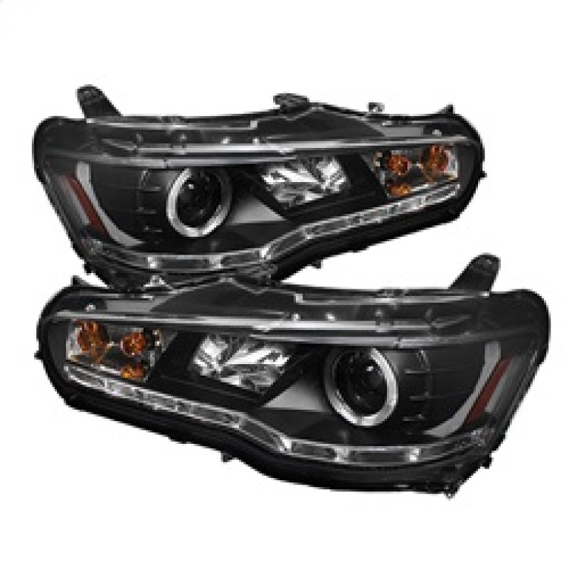 SPYDER 5042231 Spyder Mitsubishi Lancer/EVO-10 08-14 Projector Xenon/HID- LED Halo DRL Blk PRO-YD-ML08-HID-DRL-BK