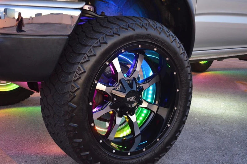 ORACLE Lighting 4215-332 Oracle LED Illuminated Wheel Rings - ColorSHIFT Dynamic - ColorSHIFT - Dynamic SEE WARRANTY
