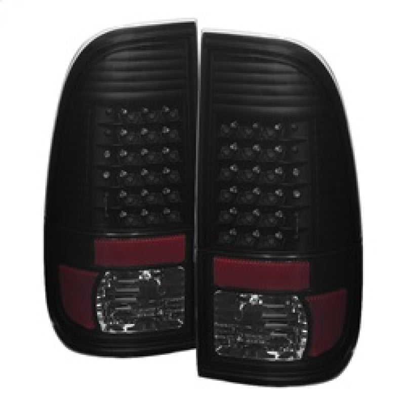 SPYDER 9027642 Xtune Ford F250/350/450/550 Super Duty 99-07 LED Tail Lights Black Smoke ALT-JH-FF15097-LED-BKSM