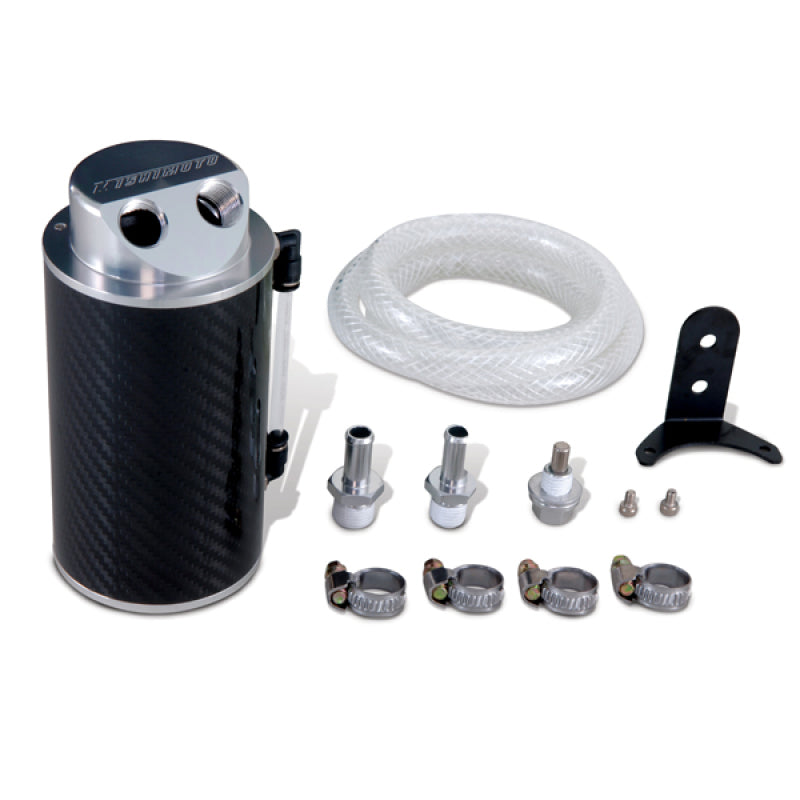 Mishimoto MMOCC-CF Carbon Fiber Oil Catch Can 10mm Fittings