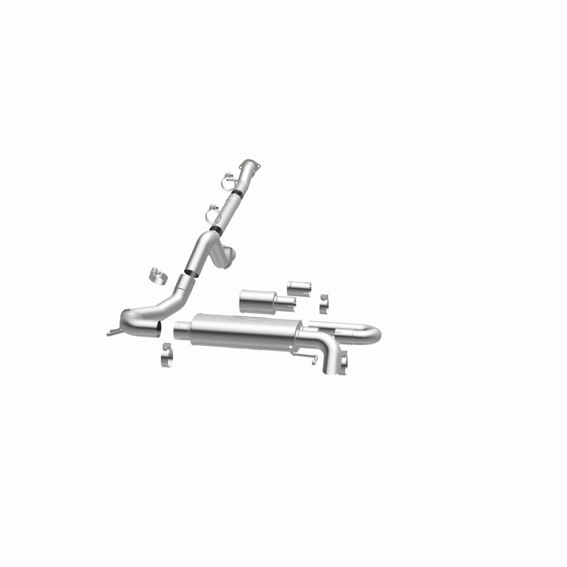 Magnaflow 19559 MagnaFlow 2021 Ford Bronco Overland Series Cat-Back Exhaust w/ Single Straight Driver Exit- No Tip