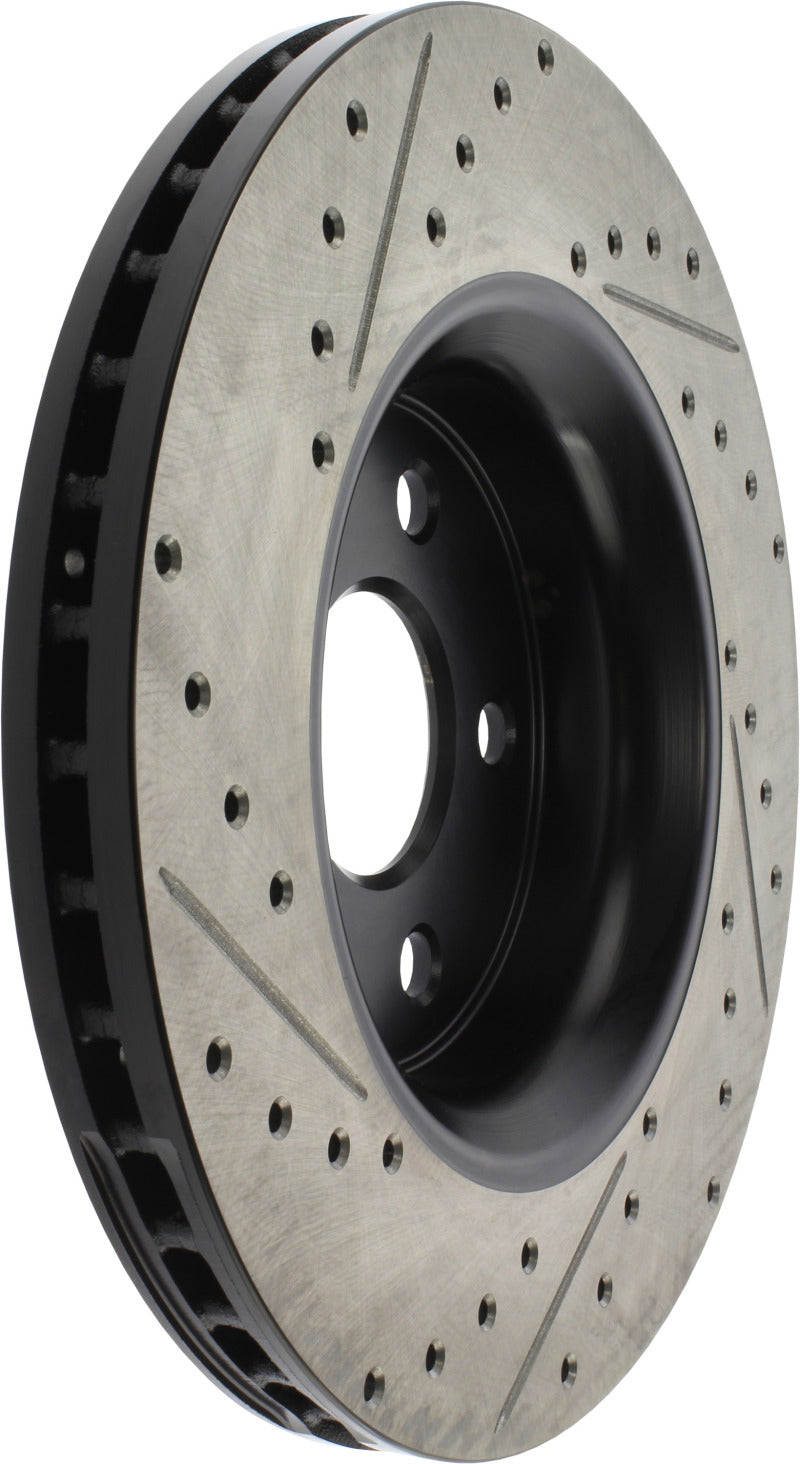 Stoptech 127.58008R StopTech 11-12 Dodge Durango Sport Drilled & Slotted Front Passenger-Side Brake Rotor