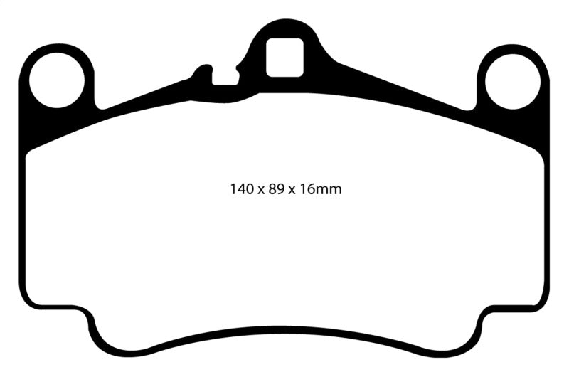 EBC DP31515C 03-05 Porsche 911 (996) (Cast Iron Rotor only) 3.6 Carrera 4S Redstuff Front Brake Pads