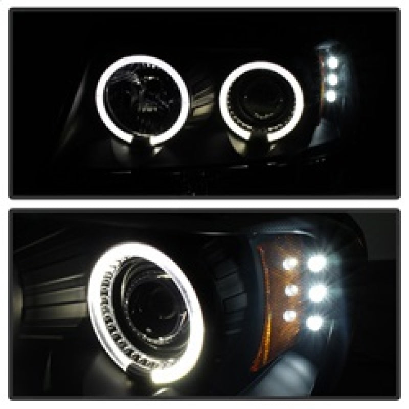 SPYDER 5078568 Spyder Jeep Grand Cherokee 99-04 Projector Headlights LED Halo LED Black Smoke PRO-YD-JGC99-HL-BSM