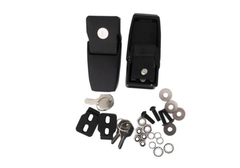 Rampage 76337 2018-2019 Jeep Wrangler(JL) Sport 2-Door Locking Hood Catches - Black