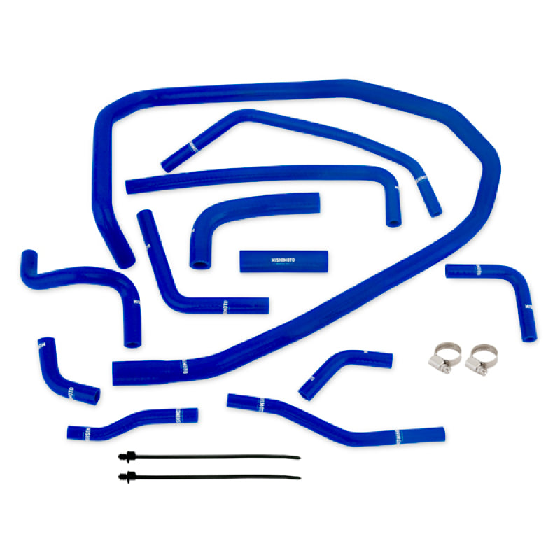 Mishimoto MMHOSE-WRX-15ANCBL 2015 Subaru WRX Blue Silicone Radiator Coolant Ancillary Hoses Kit