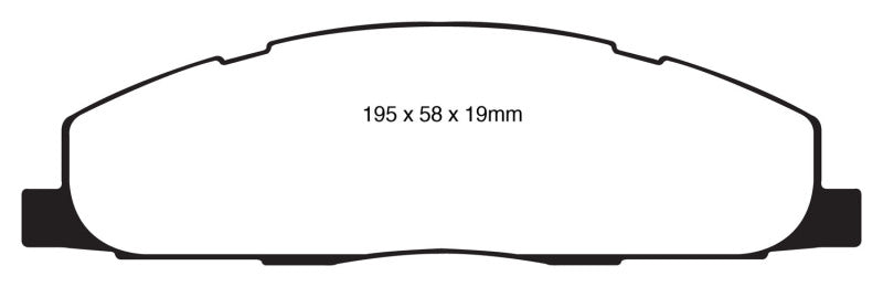 EBC DP61848 09-11 Dodge RAM 2500 Pick-up 5.7 2WD/4WD Greenstuff Rear Brake Pads