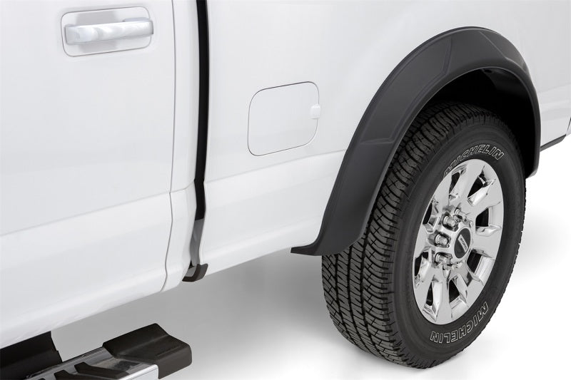Bushwacker 20951-02 17-19 Ford F-250 Super Duty w/ 81.8in Bed DRT Style Flares 4pc - Black