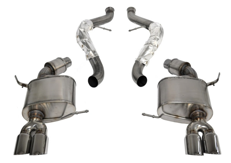 CORSA Performance 14568 Corsa 2008-2012 BMW M3 Convertible E93 Polished Sport Cat-Back Exhaust