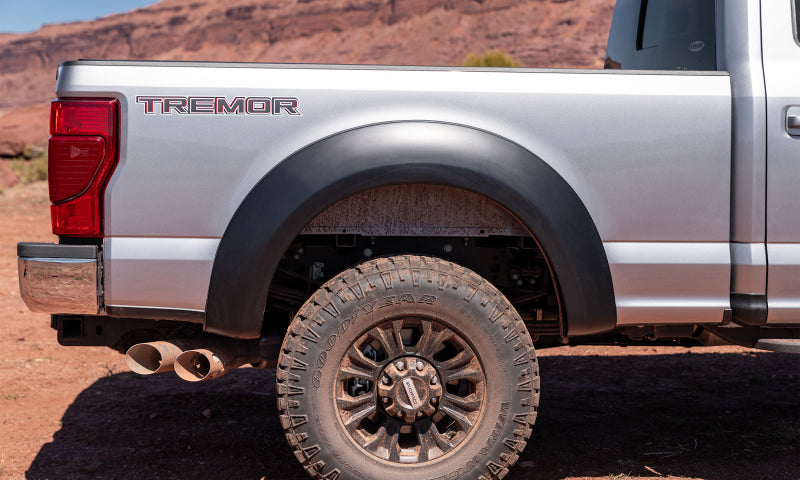 Bushwacker 20943-02 17-18 Ford F-250 Super Duty Extend-A-Fender Style Flares 4pc - Black