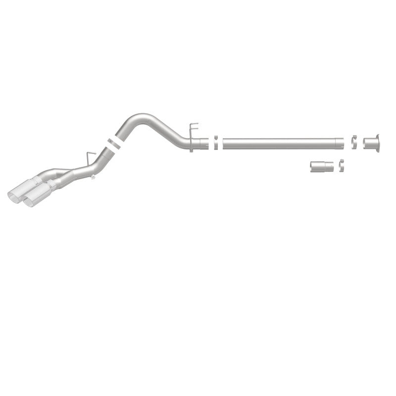 Magnaflow 17873 MagnaFlow 08-17 Ford F-250/F-350/F-450 4.6L/6.7 DPF-Back SS 4in Dual Single Passenger Side Rear Exit