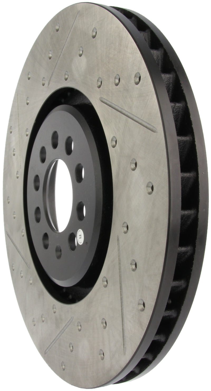 Stoptech 127.33093R StopTech Slotted & Drilled Sport Brake Rotor