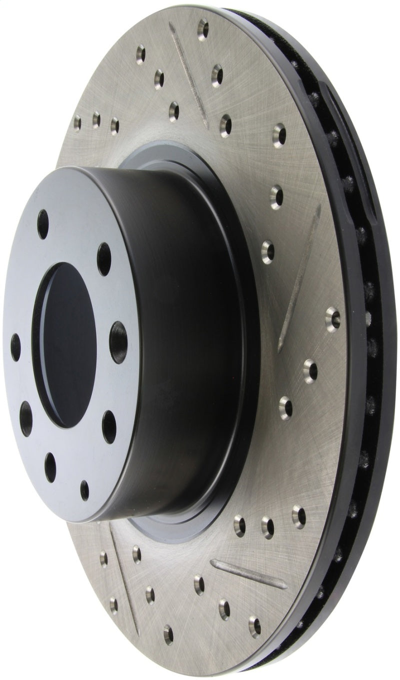 Stoptech 127.45051L StopTech Slotted & Drilled Sport Brake Rotor