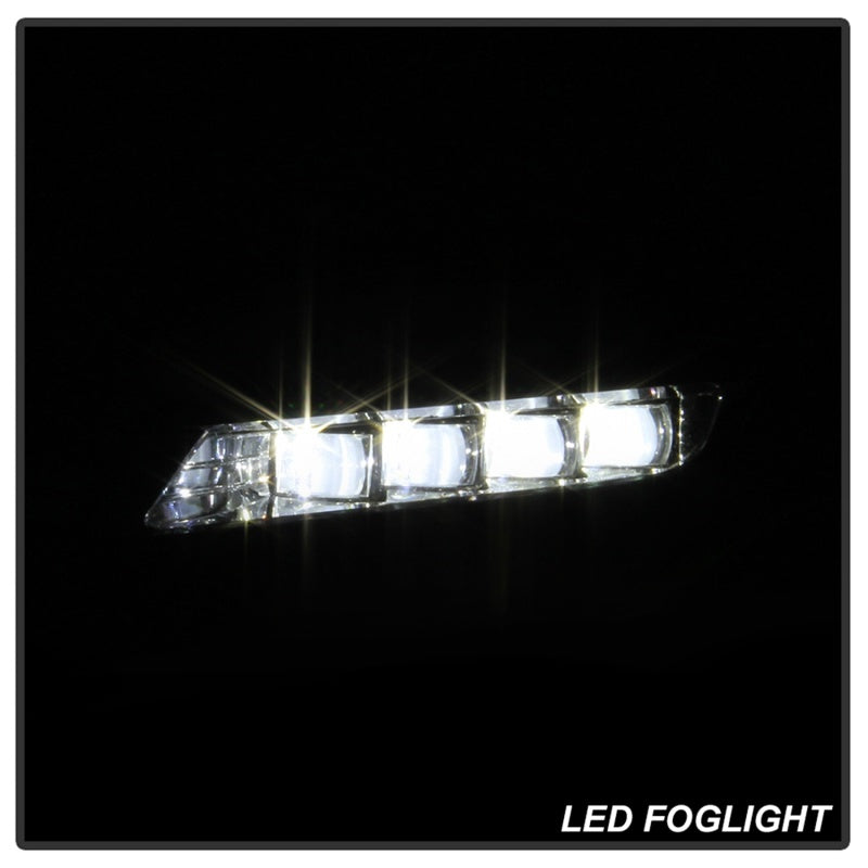SPYDER 5086310 Spyder 18-19 Honda Accord Sedan OEM LED Fog Lights w/OEM Fit Switch - Clear (FL-HA2018-4D-LED-C)