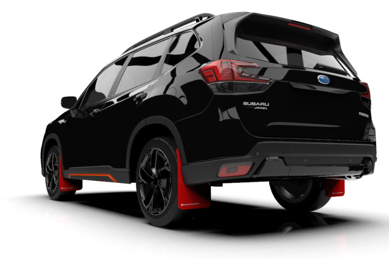 Rally Armor MF52-UR-RD/WH 19-21 Subaru Forester Red UR Mud Flap w/ White Logo