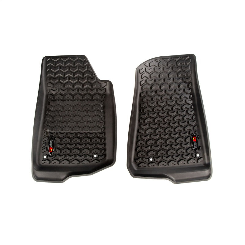 Rugged Ridge 12987.43 Floor Liner Kit Black F/R 18-20 Jeep Wrangler JL 2Dr