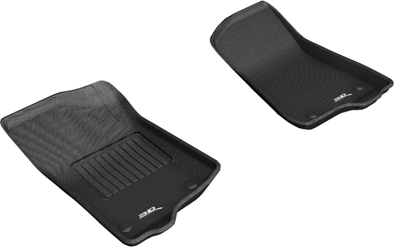 3D MAXpider L1JP01911509 2018-2020 Jeep Wrangler JL Sport/Gladiator Jt Kagu 1st Row Floormat - Black