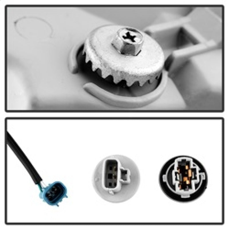 SPYDER 9034336 Xtune Toyota Tundra Double Cab 05-06 OEM Style Headlights & Corner Lights Black HD-JH-TTUN05-AM-BK