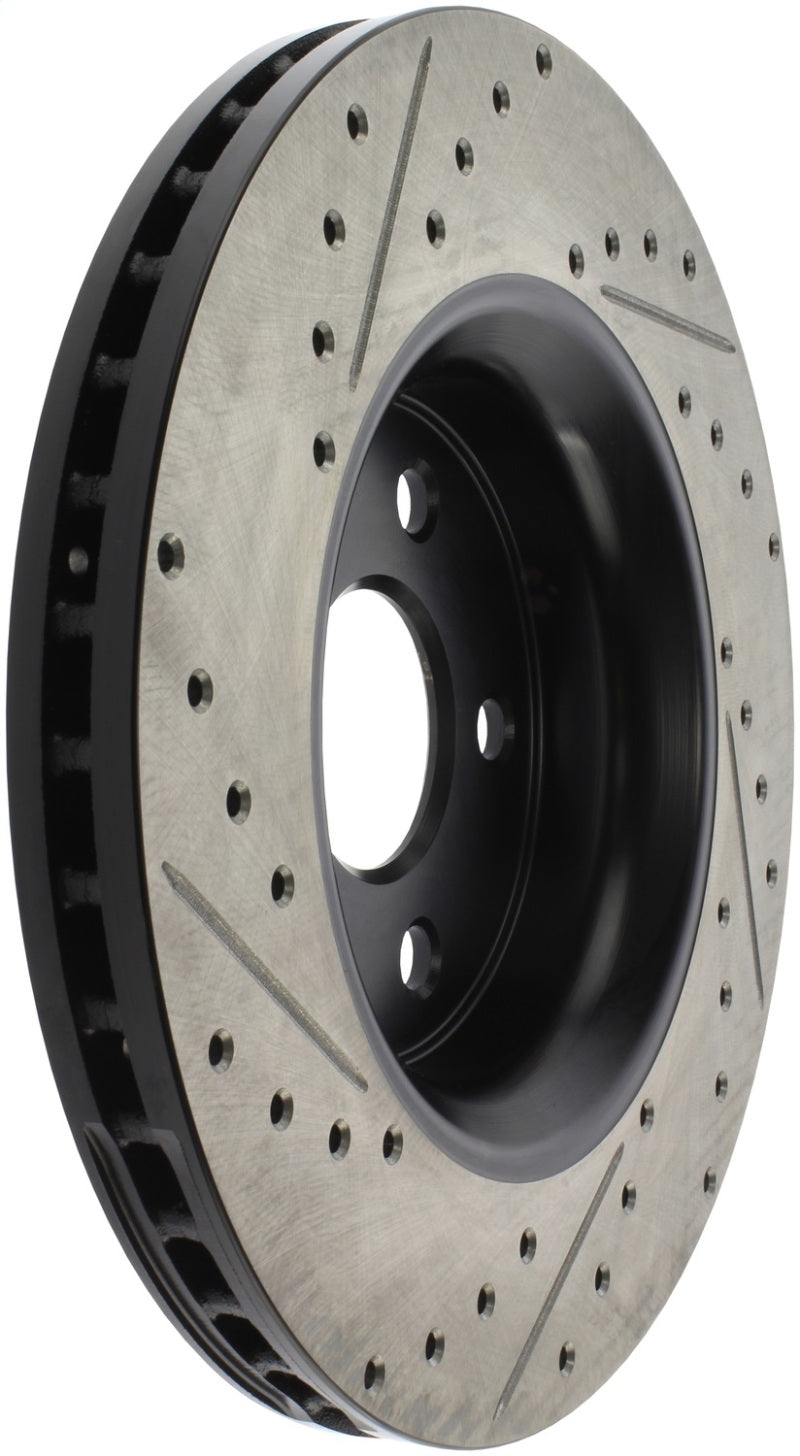 Stoptech 127.58008L StopTech 11-12 Dodge Durango Sport Drilled & Slotted Front Driver-Side Brake Rotor
