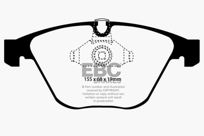 EBC DP51449NDX 08-10 BMW M3 4.0 (E90) Bluestuff Front Brake Pads