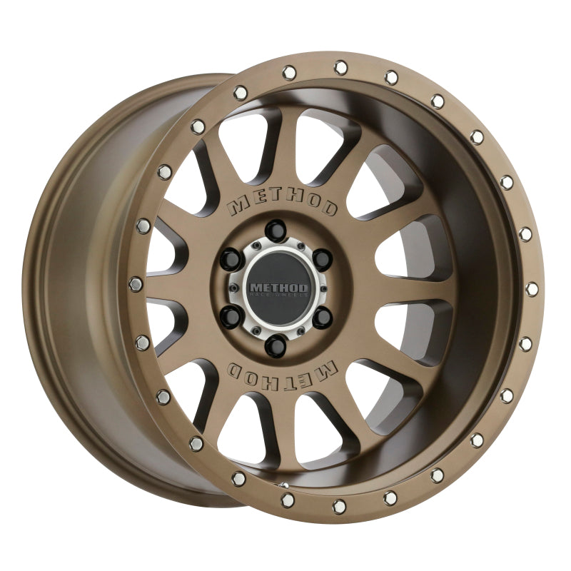 Method Wheels MR60521060924N Method MR605 NV 20x10 -24mm Offset 6x5.5 106.25mm CB Method Bronze Wheel