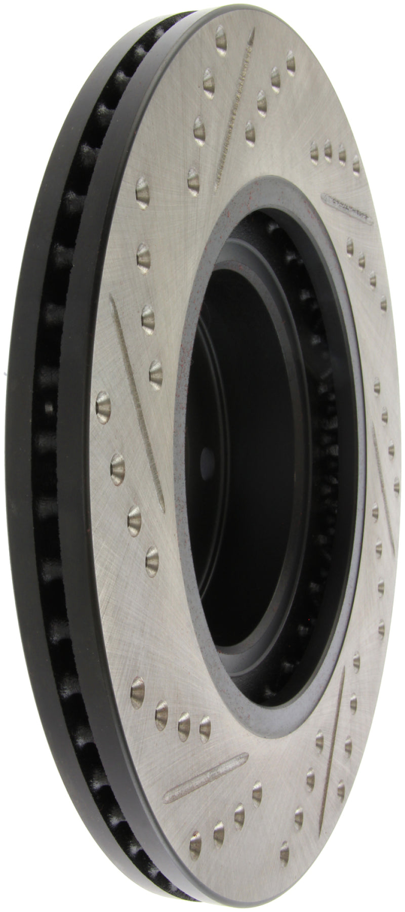 Stoptech 127.47021L StopTech Slotted & Drilled Sport Brake Rotor