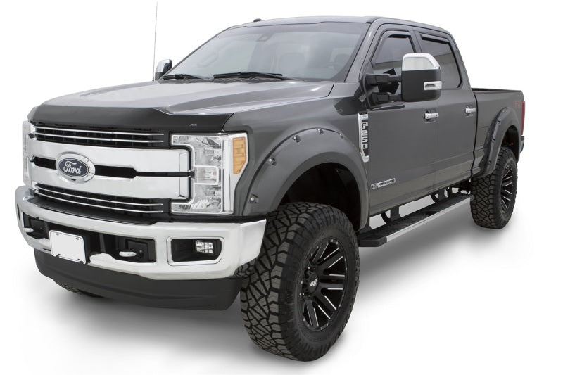Bushwacker 20942-12 17-18 Ford F-250 Super Duty Pocket Style Flares 4pc - Oxford White