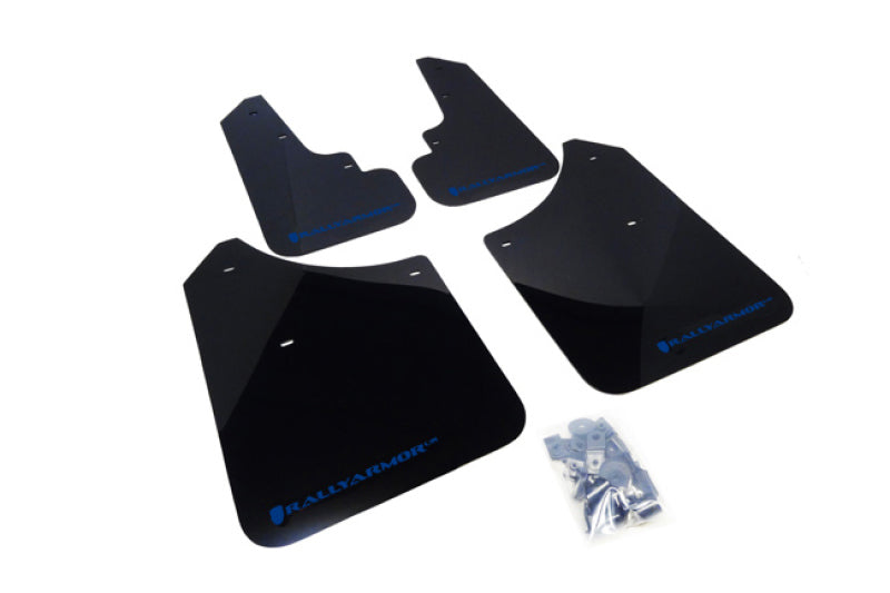 Rally Armor MF5-UR-BLK/BL 03-08 Subaru Forester Black UR Mud Flap w/ Blue Logo