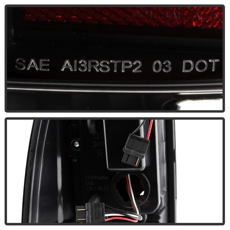 SPYDER 5082121 xTune Toyota Tacoma 05-15 Tail Lights - Light Bar LED - Black ALT-ON-TT05-LBLED-BK