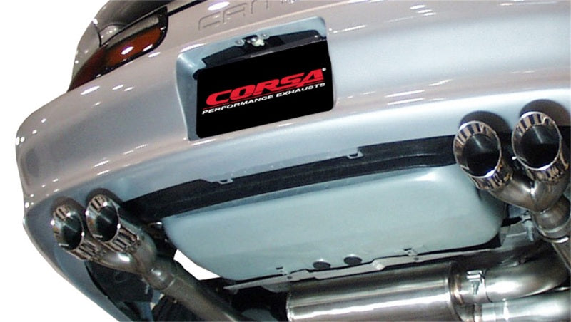 CORSA Performance 14143 Corsa 1998-2002 Chevrolet Camaro Convertible Z28 5.7L V8 LS1 Polished Sport Cat-Back Exhaust