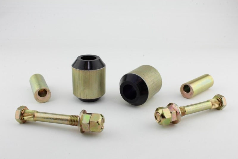 Whiteline W62384 Plus 04/91-05/01 BMW 3 Series Rear Lower/Upper Outer Control Arm Bushing Kit (Camber Adj)