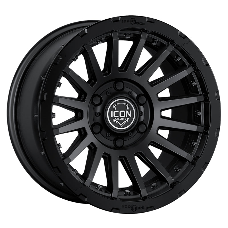 ICON 23617858347SB Recon Pro 17x8.5 6x5.5 0mm Offset 4.75in BS 106.1mm Bore Satin Black Wheel