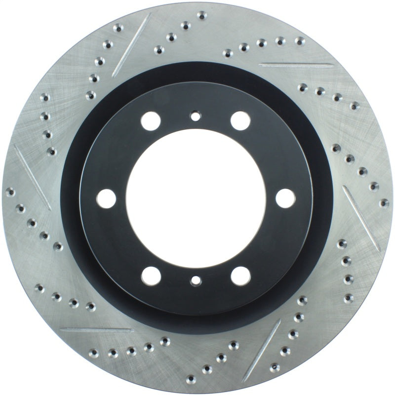 Stoptech 127.44174R StopTech Slotted & Drilled Sport Brake Rotor