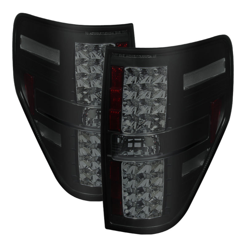 SPYDER 5078148 Spyder Ford F150 09-14 LED Tail Lights Black Smoke ALT-YD-FF15009-LED-BSM