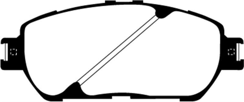 EBC DP61674 10 Toyota Sienna 2.7 Greenstuff Front Brake Pads