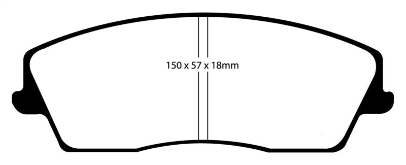 EBC DP31723C 05-09 Chrysler 300 2.7 Redstuff Front Brake Pads