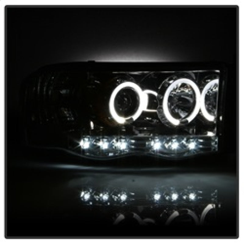 SPYDER 5009982 Spyder Dodge RAM 1500 02-05/RAM 2500 03-05 Projector Headlights LED Halo LED Chrm PRO-YD-DR02-HL-C