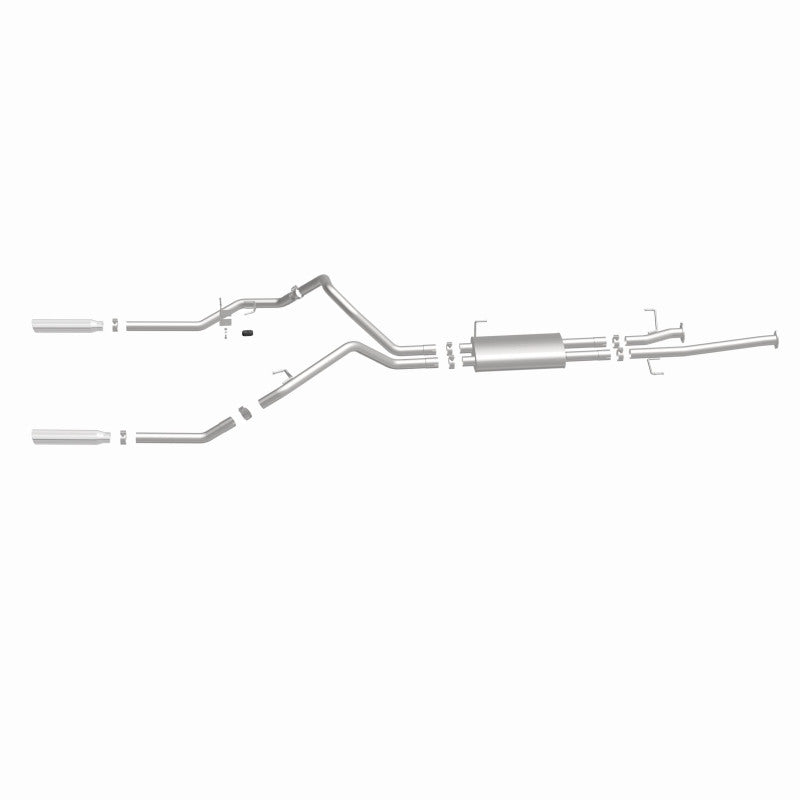 Magnaflow 15305 MagnaFlow 14 Toyota Tundra V8 4.6L/5.7L Stainless Cat Back Exhaust Dual Split Rear Exit