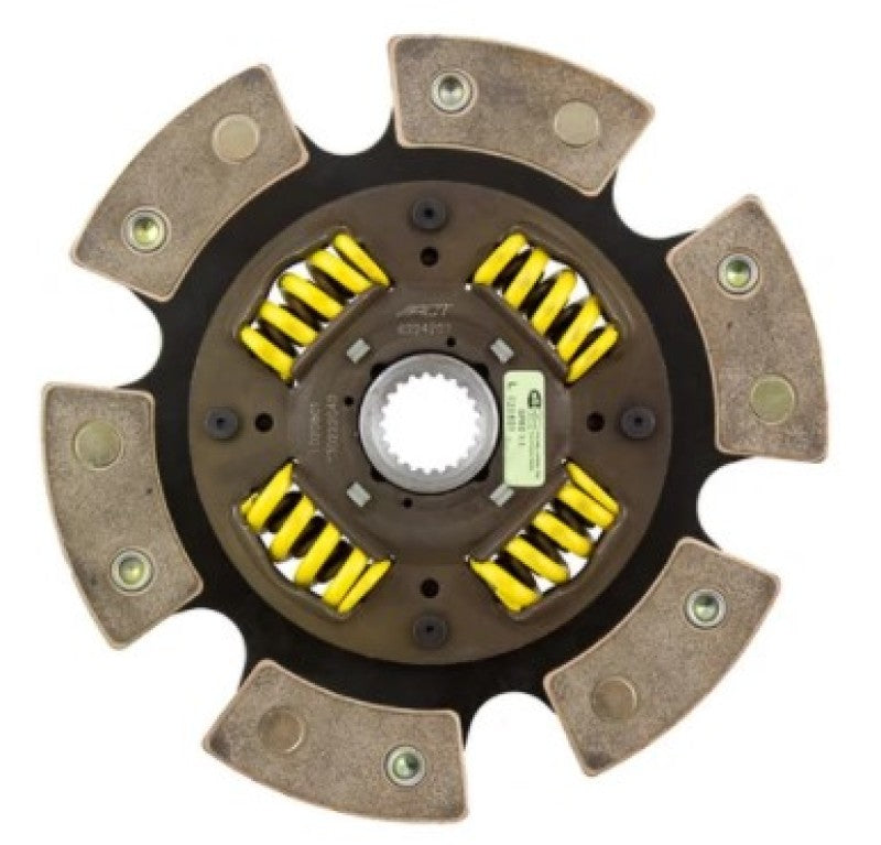 ACT 6240233 240mm Drive Plate 1.125in x 22 Spline 6 Pad Sprung Race Disc (Special Order)