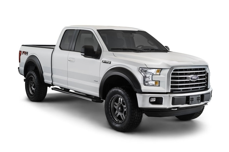 Bushwacker 20947-02 18-19 Ford F-150 Extend-A-Fender Style Flares 4pc. - Black