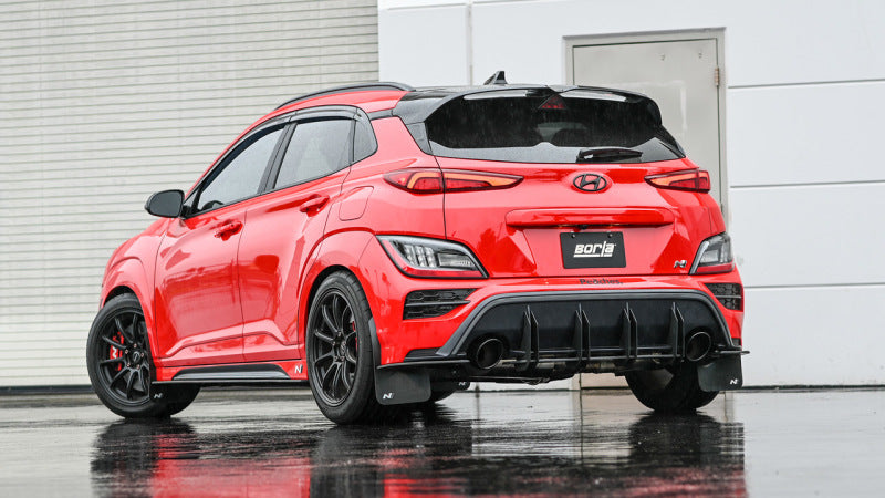 Borla 140926BC 22-23 Hyundai Kona N 2.0L 4 CYL. Turbo AT/MT ATAK Catback Exhaust Black Chrome