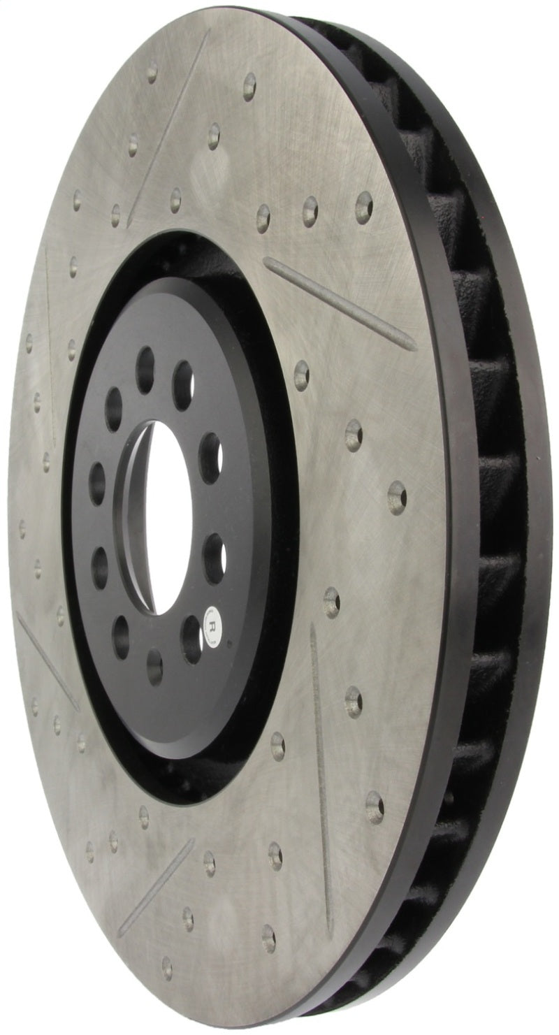 Stoptech 127.33093R StopTech Slotted & Drilled Sport Brake Rotor