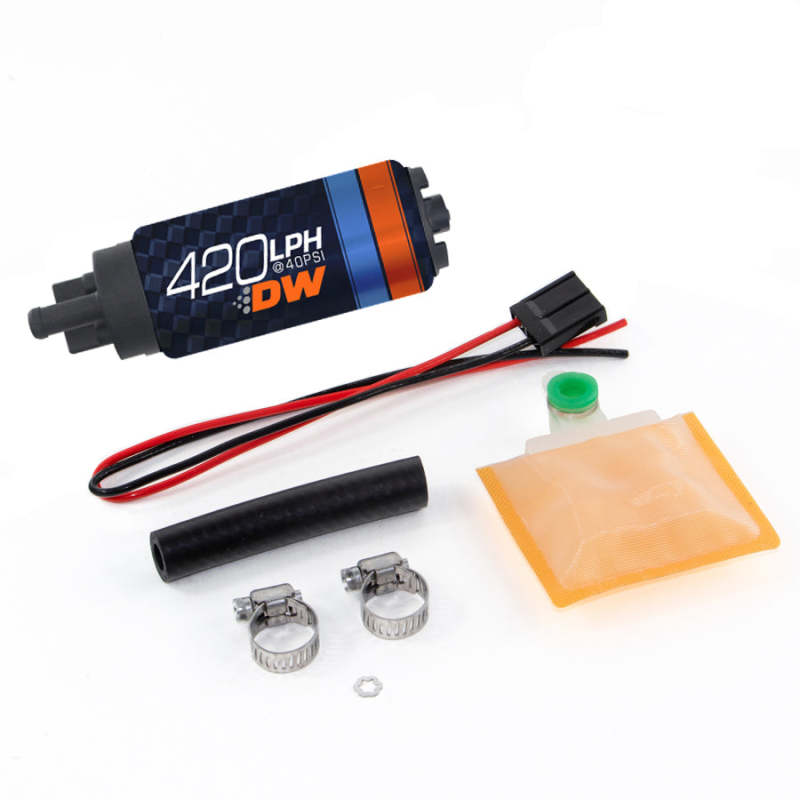 DeatschWerks 9-421-1000 Deatschwerks DW420 Series 420lph In-Tank Fuel Pump w/ Universal Install Kit