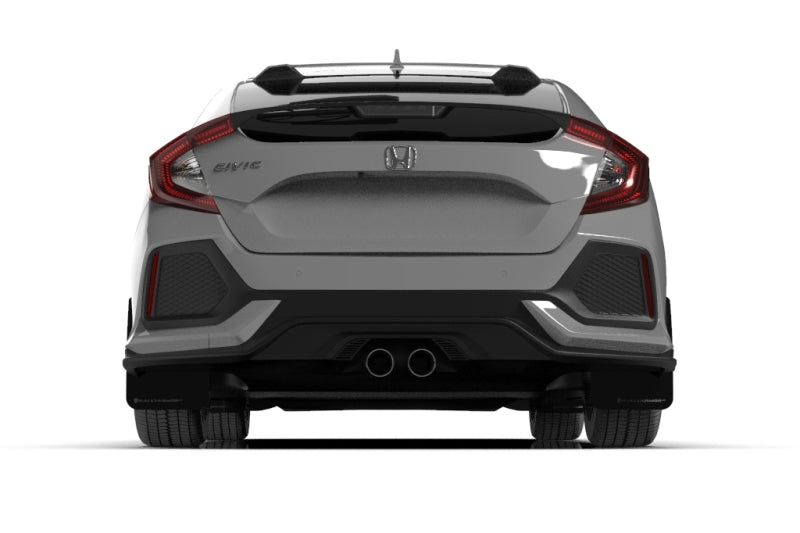 Rally Armor MF51-UR-BLK/DGRY 17-21 Honda Civic Sport & Touring (Hatch) Black UR Mud Flap w/ Dark Grey Logo