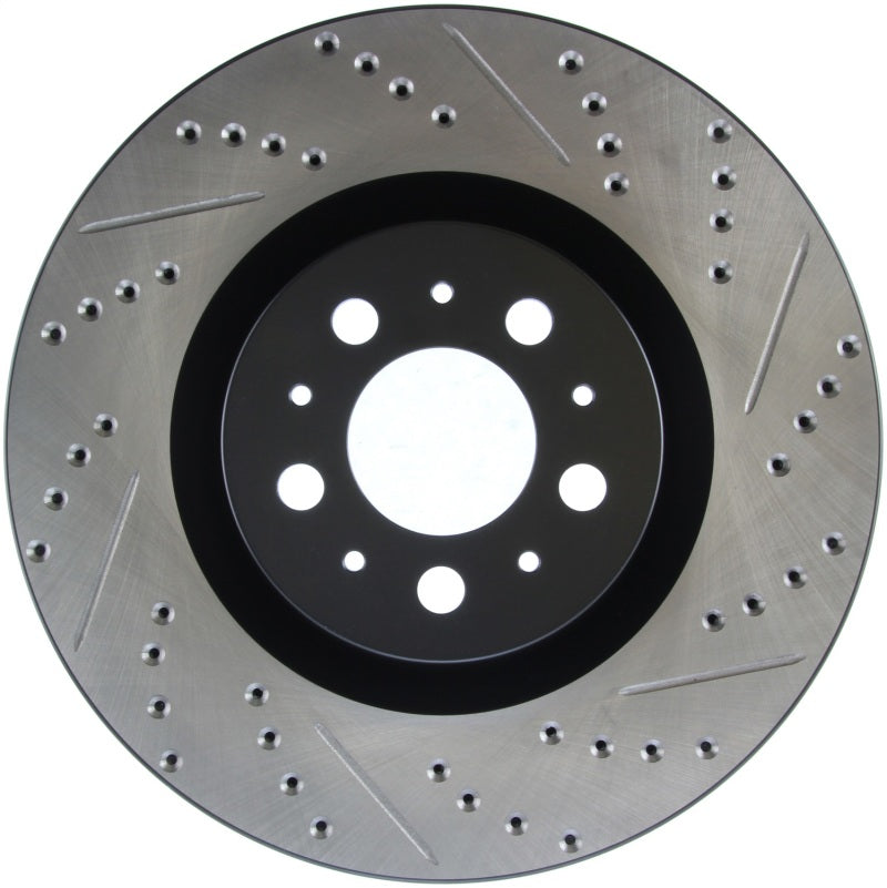 Stoptech 127.39035L StopTech Slotted & Drilled Sport Brake Rotor